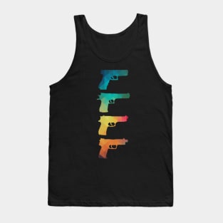 Rainbow guns 02 Tank Top